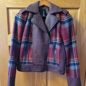 Design Lab Lord & Taylor Moto Style Jackest  Size S/P
